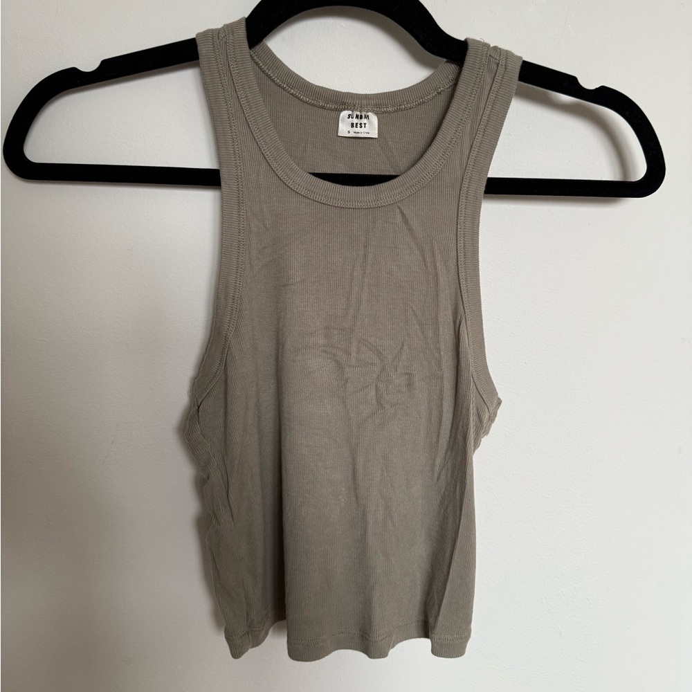 Sunday Best Ribbed Tank Top